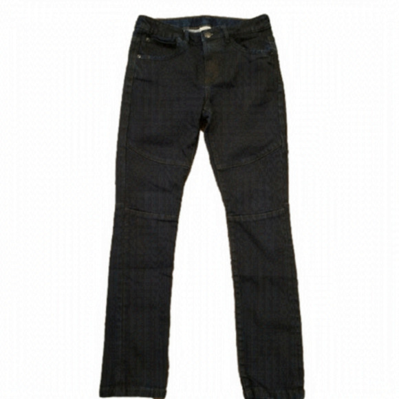 Zara Boys Moto Skinny Fit Jeans, New, Big Kids Size 11/12 Adjustable. - Picture 1 of 8